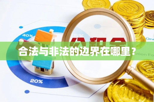 廉江合法与非法的边界在哪里？