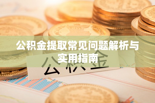 廉江公积金提取常见问题解析与实用指南