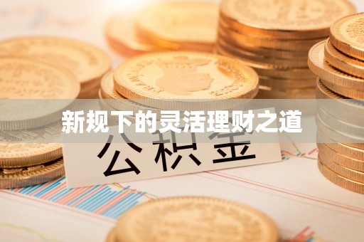 廉江新规下的灵活理财之道