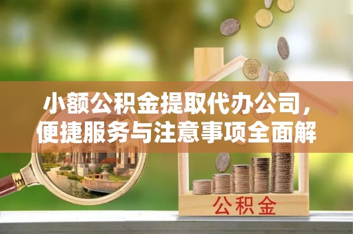 廉江小额公积金提取代办公司，便捷服务与注意事项全面解析