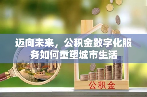 廉江迈向未来，公积金数字化服务如何重塑城市生活
