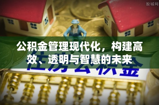 廉江公积金管理现代化，构建高效、透明与智慧的未来