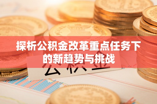 廉江探析公积金改革重点任务下的新趋势与挑战