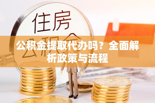 廉江公积金提取代办吗？全面解析政策与流程