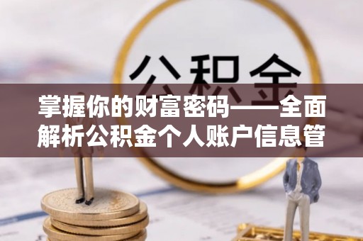 廉江掌握你的财富密码——全面解析公积金个人账户信息管理与优化