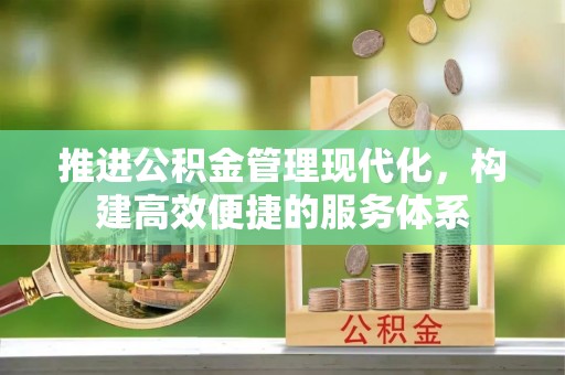 廉江推进公积金管理现代化，构建高效便捷的服务体系