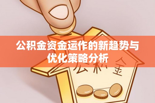 廉江公积金资金运作的新趋势与优化策略分析
