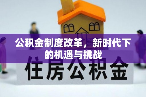 廉江公积金制度改革，新时代下的机遇与挑战