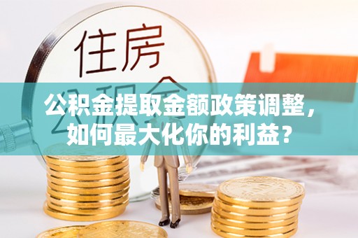 廉江公积金提取金额政策调整，如何最大化你的利益？