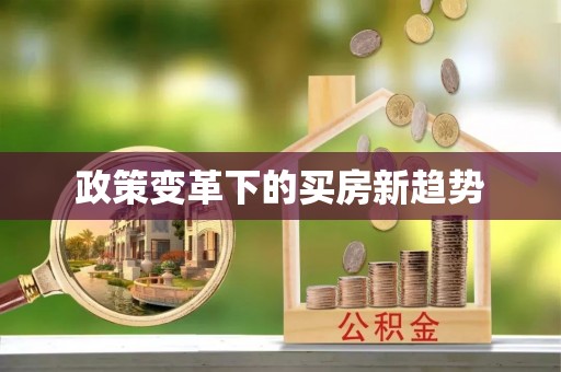 廉江政策变革下的买房新趋势