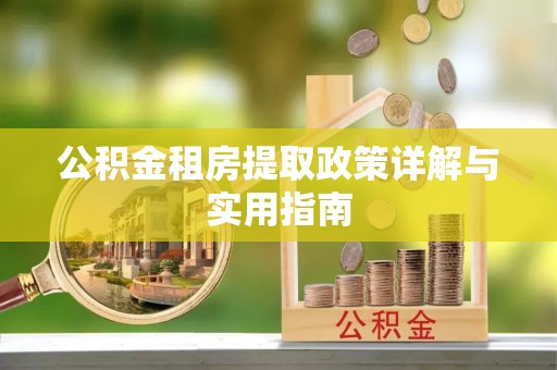 廉江公积金租房提取政策详解与实用指南