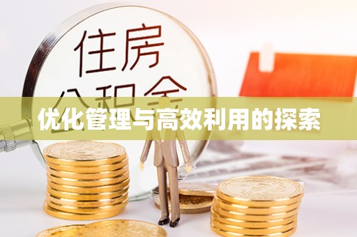 廉江优化管理与高效利用的探索