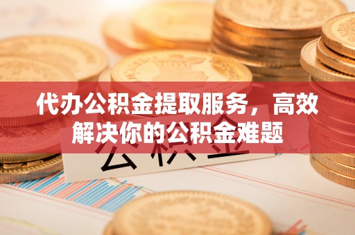 廉江代办公积金提取服务，高效解决你的公积金难题