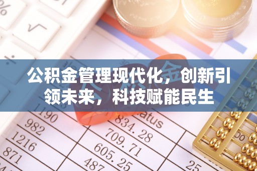 廉江公积金管理现代化，创新引领未来，科技赋能民生