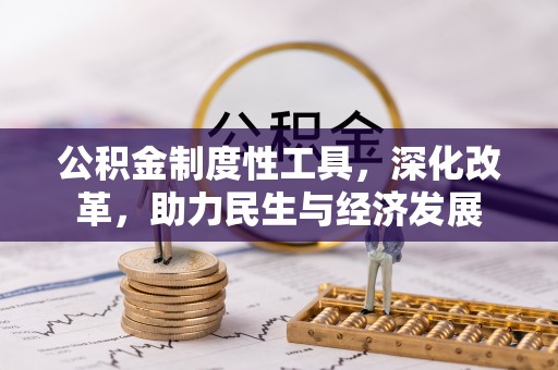 廉江公积金制度性工具，深化改革，助力民生与经济发展