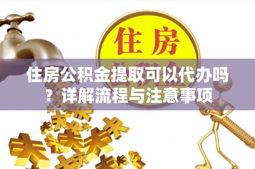 廉江住房公积金提取可以代办吗？详解流程与注意事项