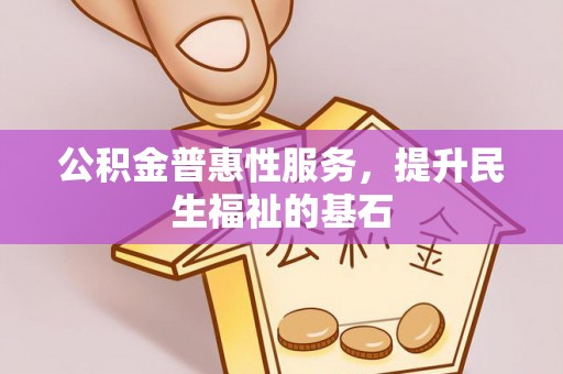 廉江公积金普惠性服务，提升民生福祉的基石