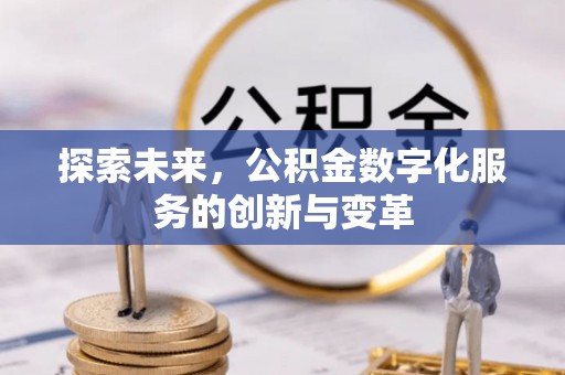 廉江探索未来，公积金数字化服务的创新与变革