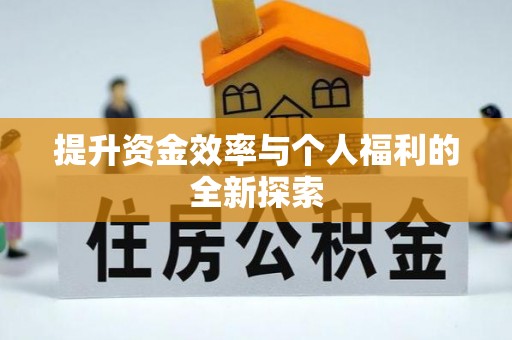 廉江提升资金效率与个人福利的全新探索