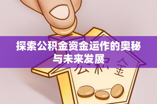 廉江探索公积金资金运作的奥秘与未来发展