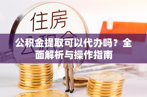 廉江公积金提取可以代办吗？全面解析与操作指南