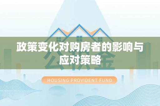 廉江政策变化对购房者的影响与应对策略