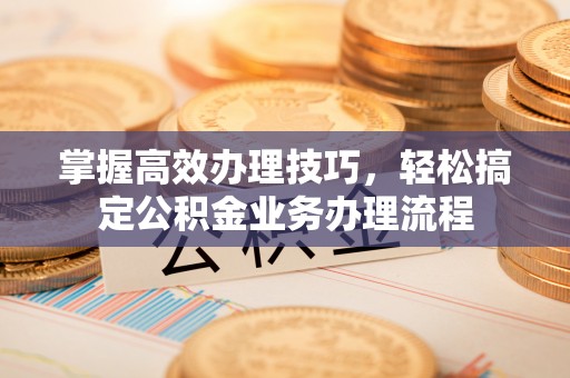 廉江掌握高效办理技巧，轻松搞定公积金业务办理流程