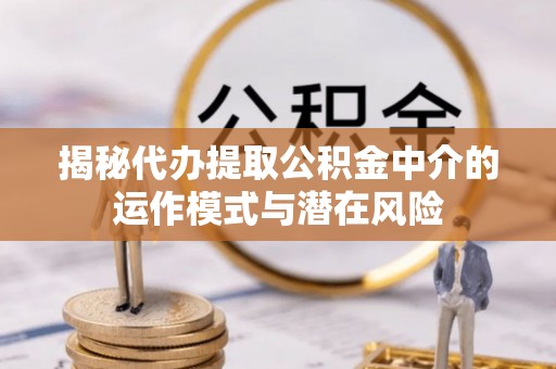 廉江揭秘代办提取公积金中介的运作模式与潜在风险