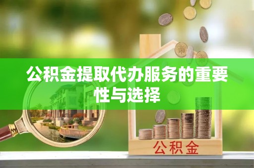 廉江公积金提取代办服务的重要性与选择