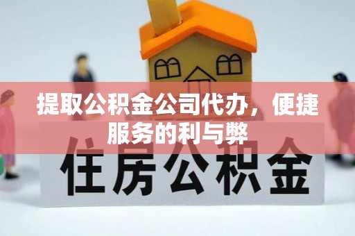 廉江提取公积金公司代办，便捷服务的利与弊