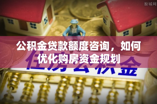 廉江公积金贷款额度咨询，如何优化购房资金规划
