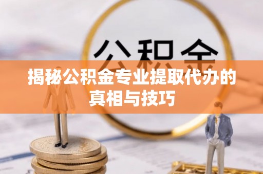 廉江揭秘公积金专业提取代办的真相与技巧